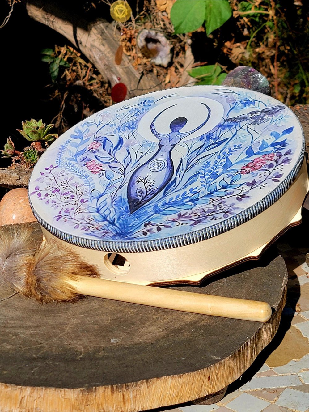 Ceremonial Drum, Our Vegan Goddess Ceremonial Drum - SOUTHBAYSALTS