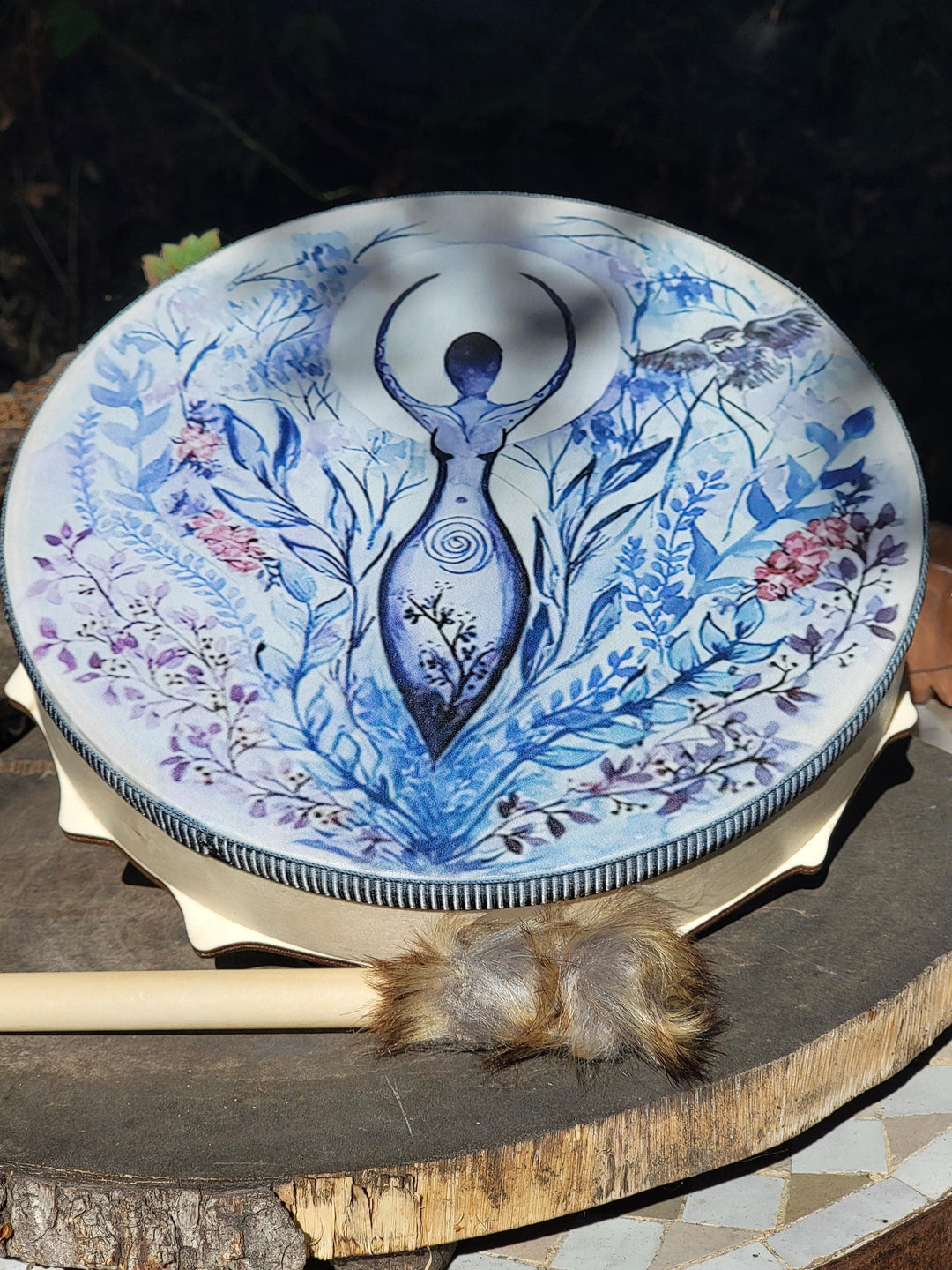 Ceremonial Drum, Our Vegan Goddess Ceremonial Drum - SOUTHBAYSALTS