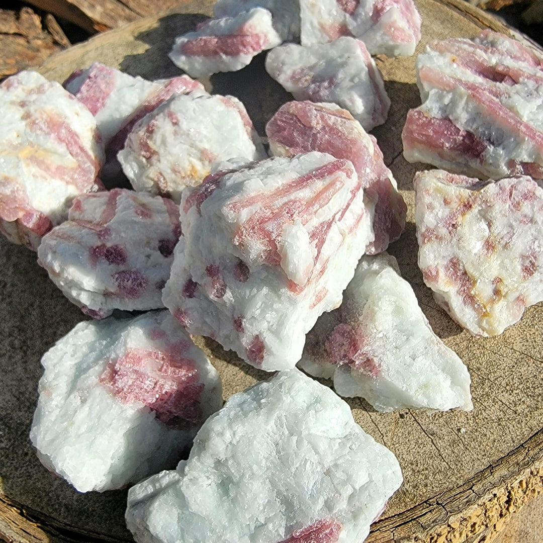 Raw Pink Tourmaline, aka Rubellite. The Stone of Love and Compassion - SOUTHBAYSALTS