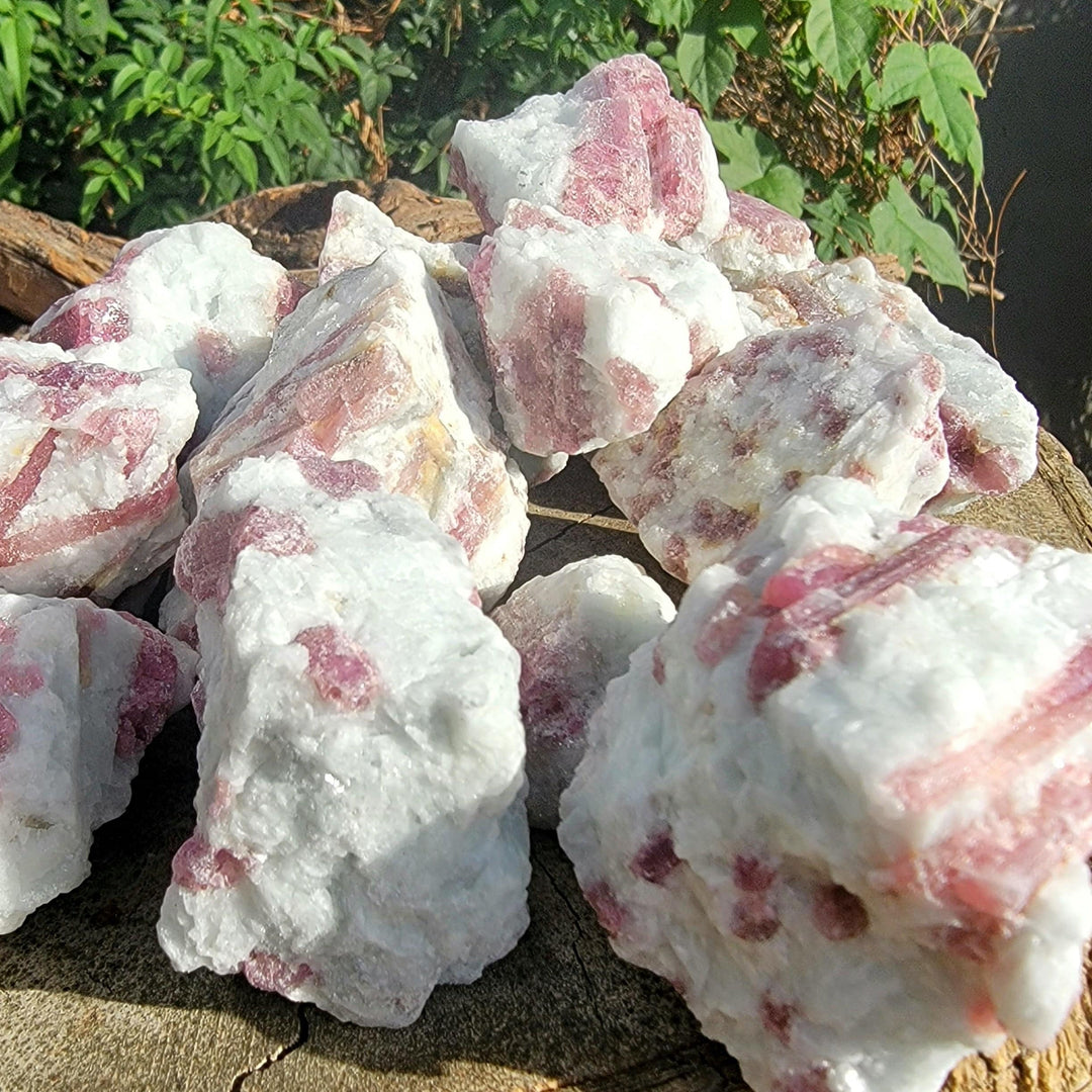 Raw Pink Tourmaline, aka Rubellite. The Stone of Love and Compassion - SOUTHBAYSALTS