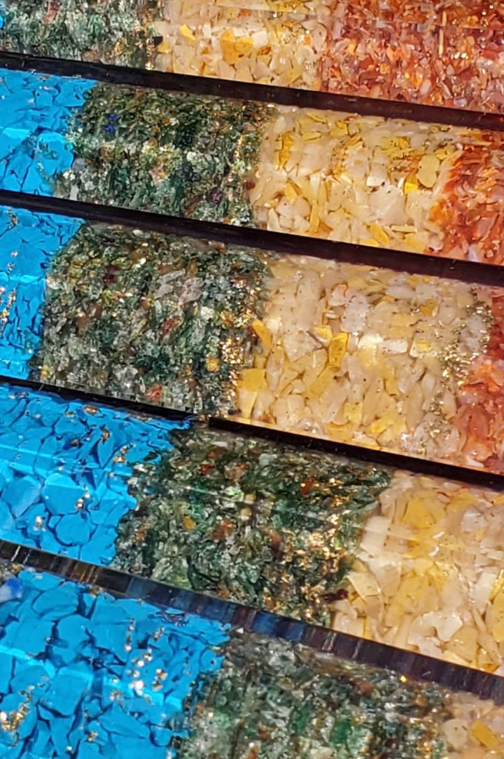 Orgone Towers,  7 Crystal Orgonite Tower - SOUTHBAYSALTS