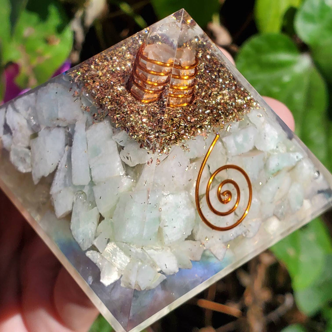Large Orgonite Pyramids, Zap the Zap: Balance Your Space with Amazonite & Orgonite - SOUTHBAYSALTS 