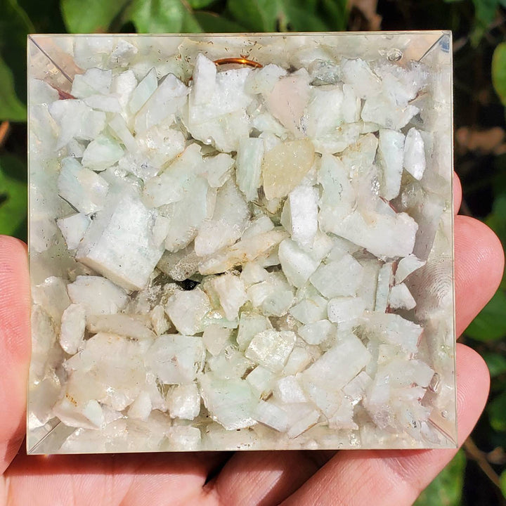Large Orgonite Pyramids, Zap the Zap: Balance Your Space with Amazonite & Orgonite - SOUTHBAYSALTS 