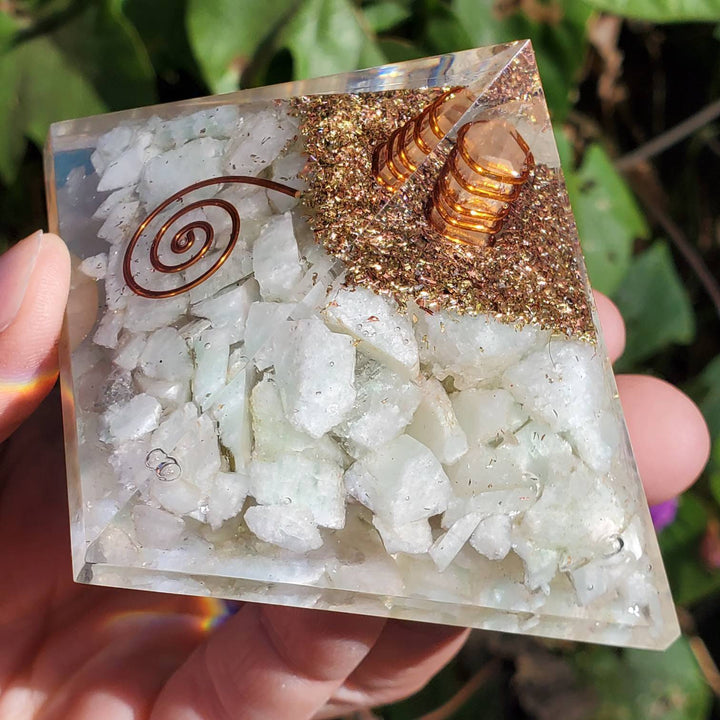 Large Orgonite Pyramids, Zap the Zap: Balance Your Space with Amazonite & Orgonite - SOUTHBAYSALTS 